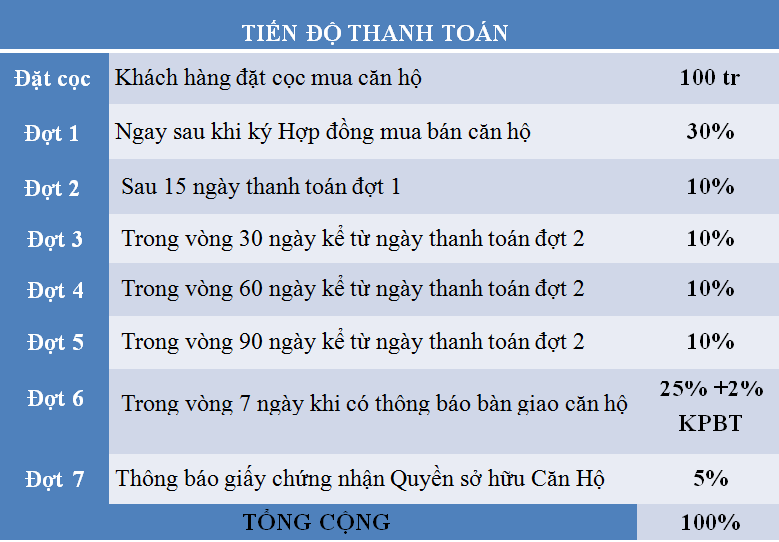 Tiến độ thanh toán khi mua chung cư Artemis tien-do-thanh-toan-artemis